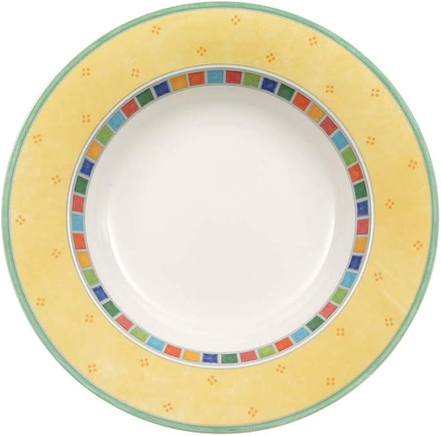 Amazon.com | Villeroy & Boch Twist Alea Limone Rim Soup, 9.5 in Amazon.com | Villeroy & Boch Twist Alea Limone Rim Soup, 9.5 in
